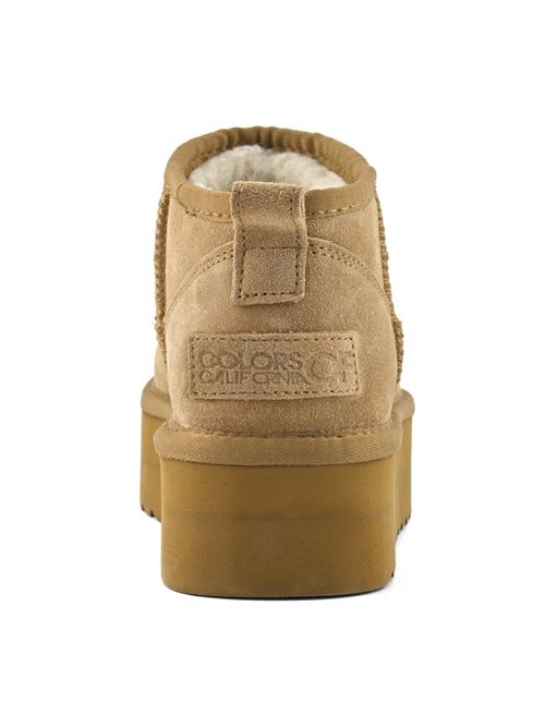 stivale con platform Colors of California | YWPLA01TAN